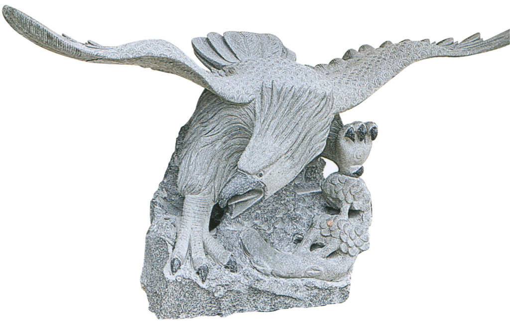 欣赏几款精美石雕麒麟摆件(图1)