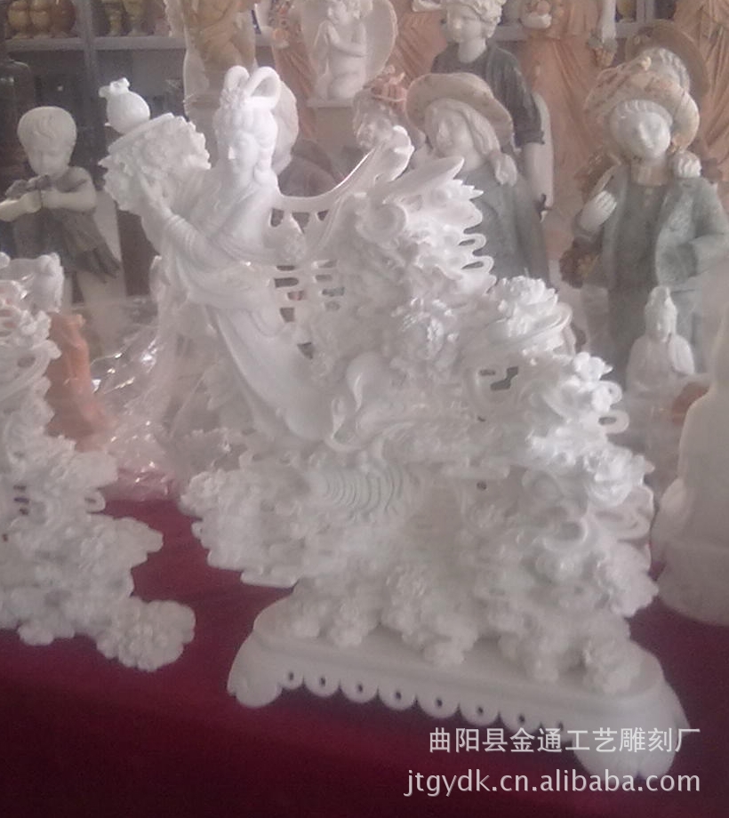 艺术女孩石雕摆件雕塑加工工厂打造的增添生活韵味的艺术之石(图1)