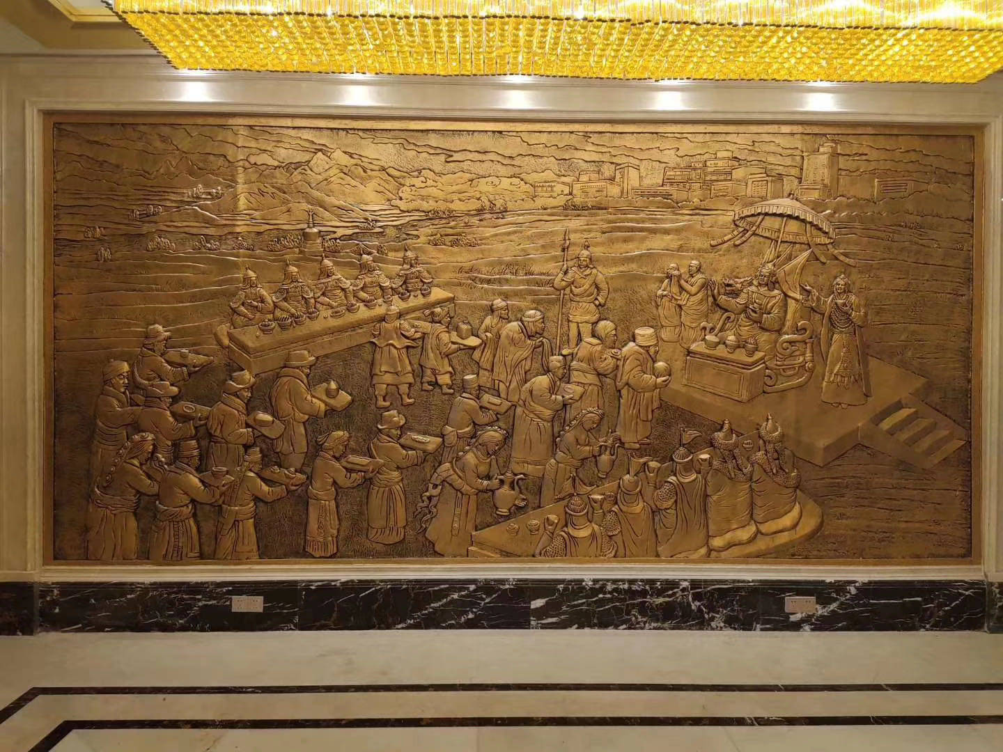 晋城酒店大堂浮雕(图1)